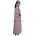 Front open Islamic dress- Mountbatten Pink Front open Islamic dress- Mountbatten Pink